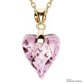 Rosaline Wild Heart Pendant Made with Swarovski Elements